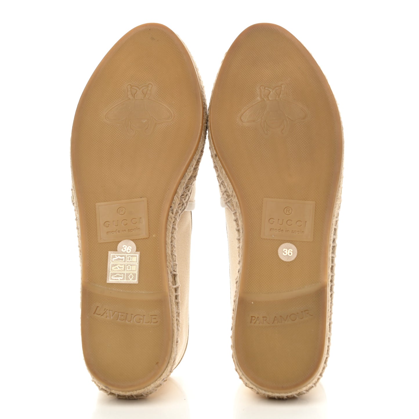Canvas Logo Espadrilles 36 Greggio White