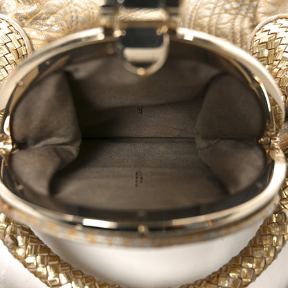 Fendi Nappa Nuvolata Bimetal Spy Oro Argento 13 of 22