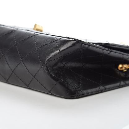 Chanel Aged Calfskin Quilted 2.55 Reissue Mini Flap Black 12 of 13