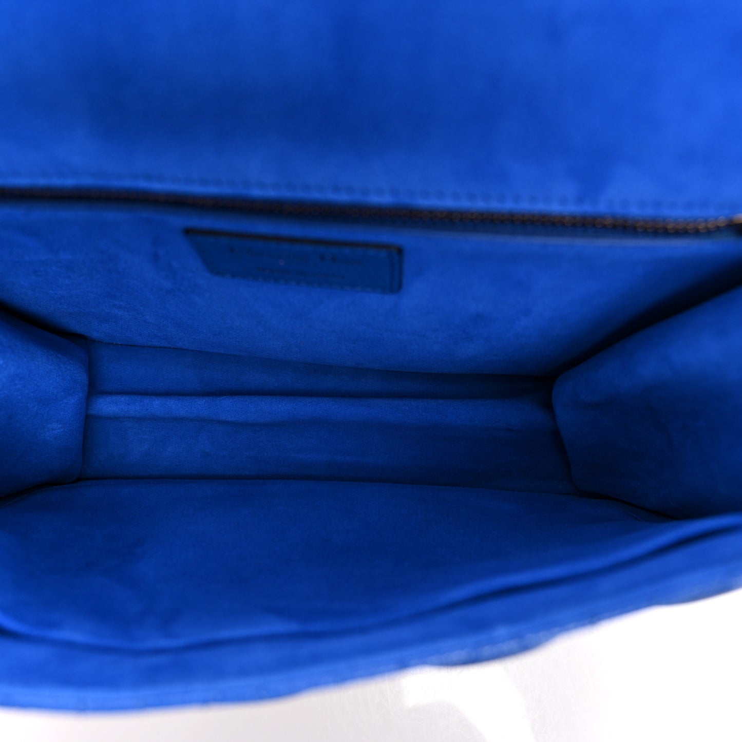 Goatskin Cannage Large Dioraddict Flap Bohemian Strap Blue
