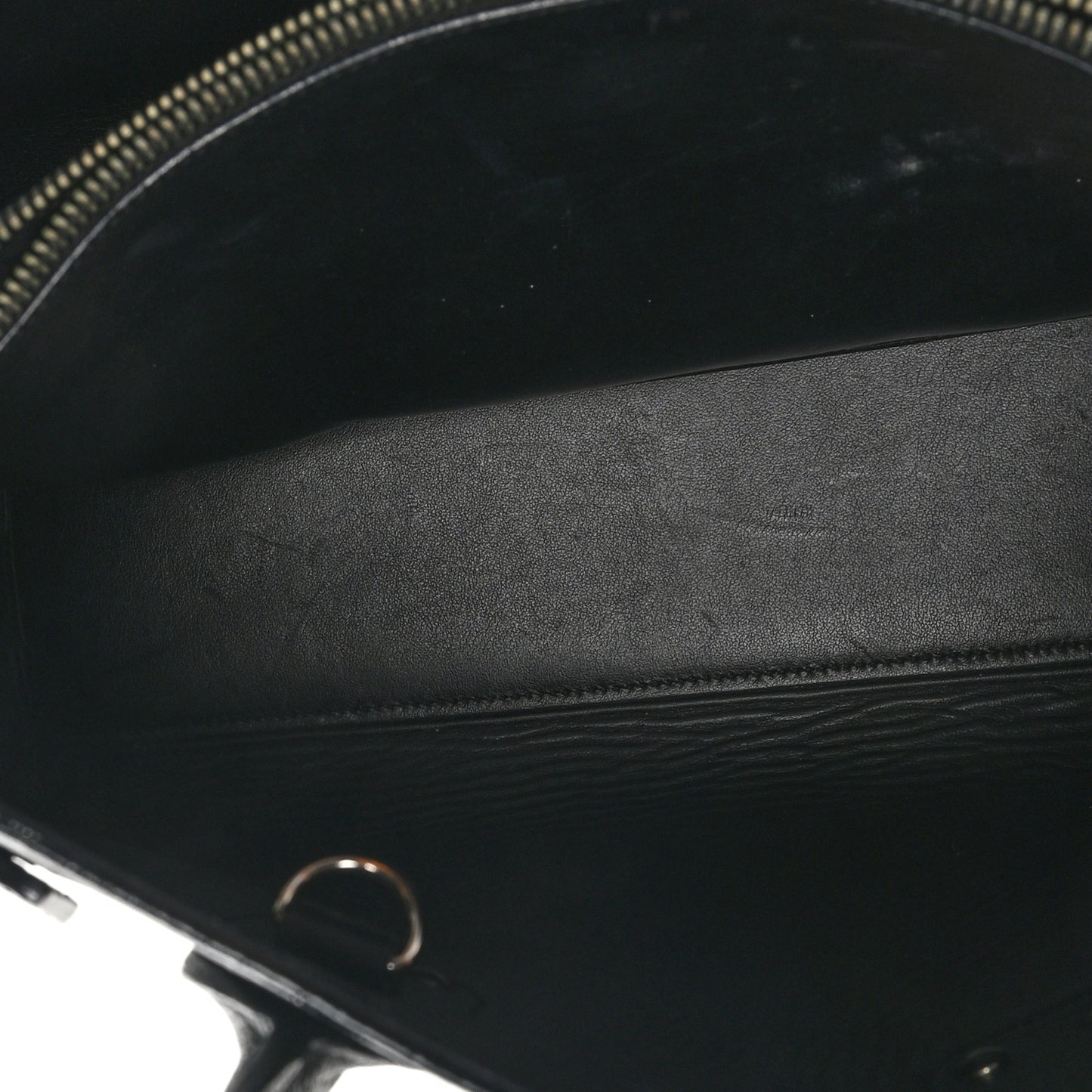 Grained Calfskin Small Sac De Jour Black