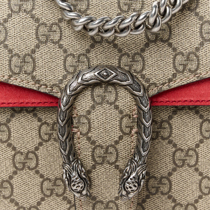 Gucci GG Supreme Monogram Mini Dionysus Shoulder Bag Hibiscus Red 8 of 10