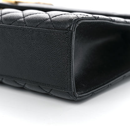 Saint Laurent Grain De Poudre Textured Mixed Matelasse Large Triquilt Monogram Satchel Black 11 of 11