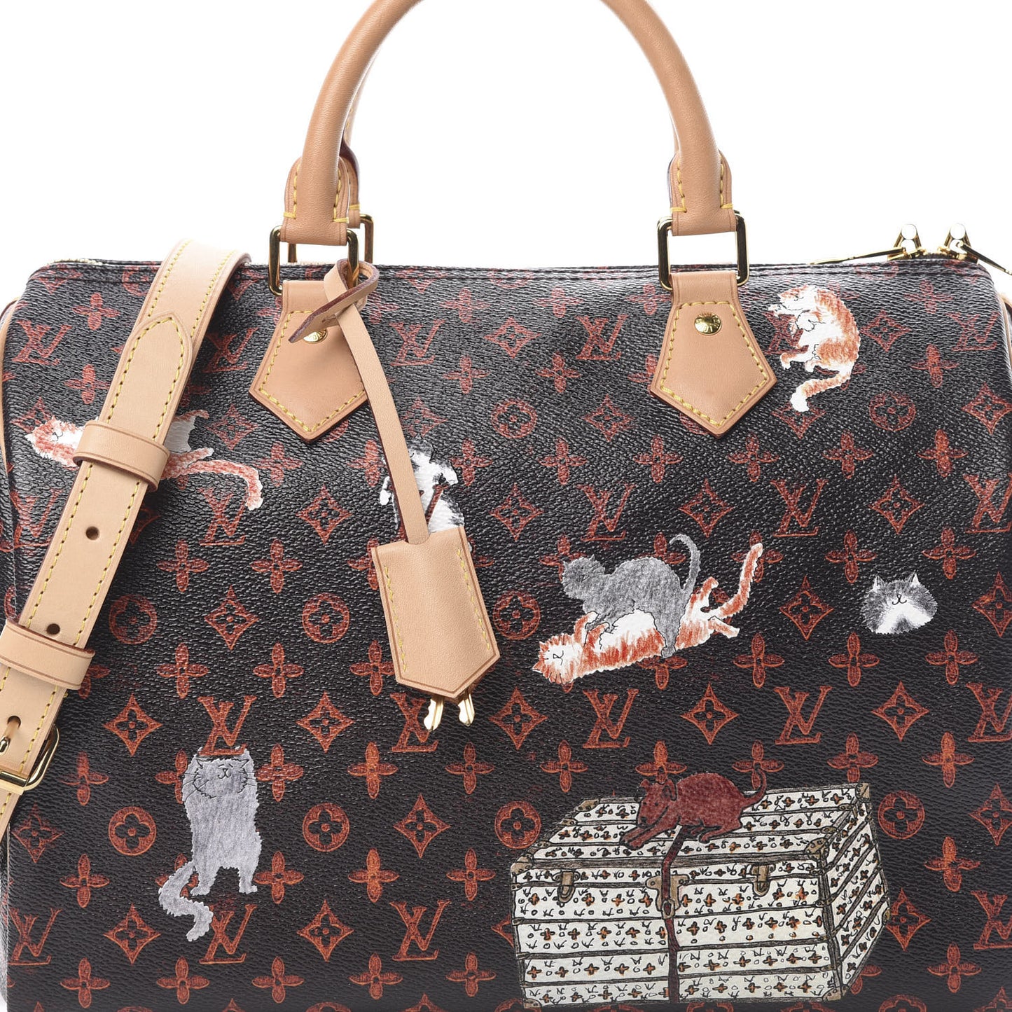 Catogram Speedy Bandouliere 30 Marron