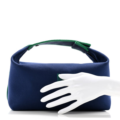 Hermes Canvas Large Bride-A-Brac Pouch Marine 2 of 9