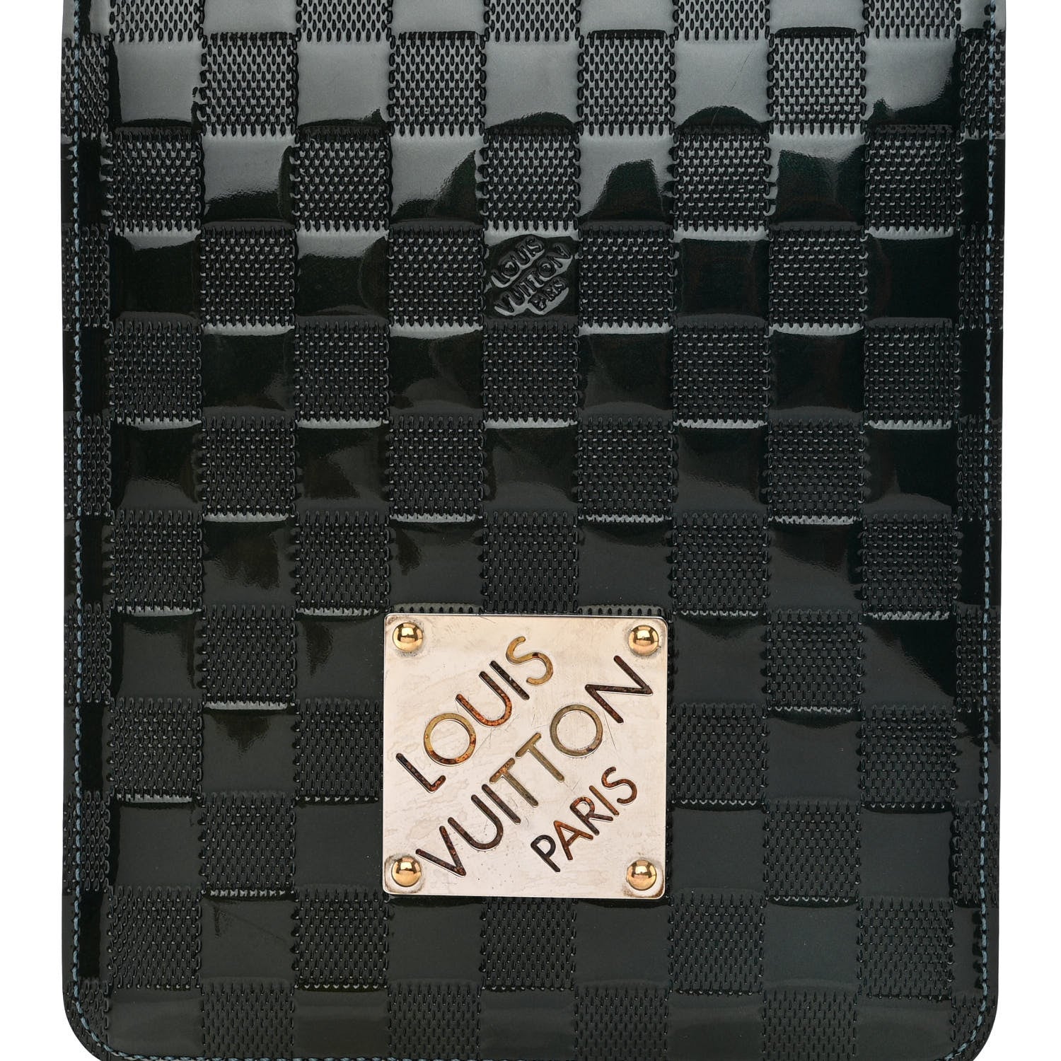 Louis Vuitton Damier Vernis Club Petrole Blue 10 of 14