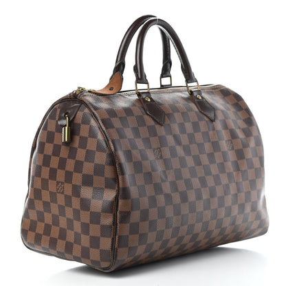 Louis Vuitton Damier Ebene Speedy 35 2 of 4