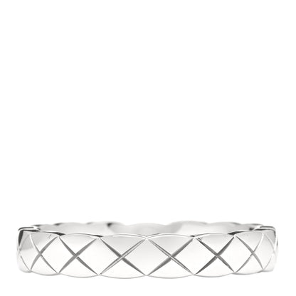 Chanel 18K White Gold Mini Coco Crush Ring 50 5.25 2 of 3
