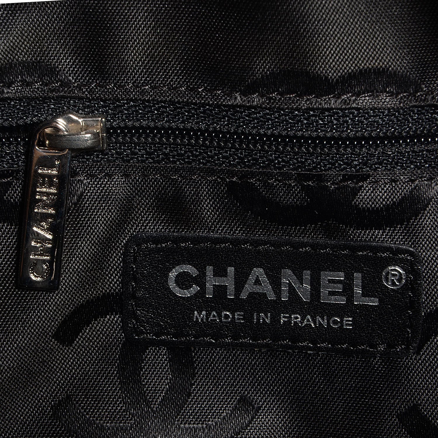 Chanel Calfskin Quilted Large Cambon Bowler Beige Black 7 of 7