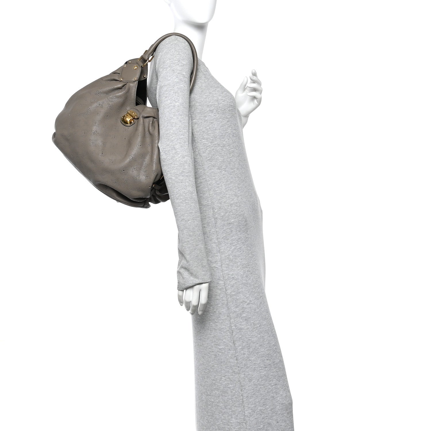 Louis Vuitton Mahina L Taupe 2 of 15