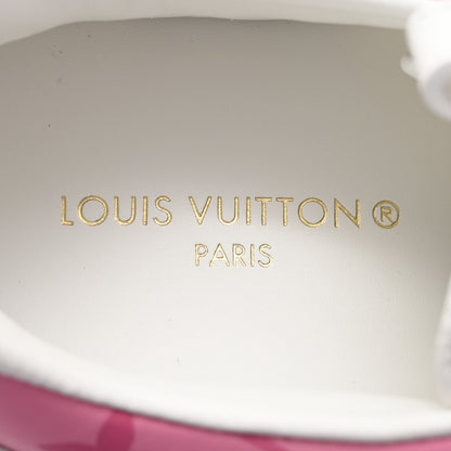Louis Vuitton Calfskin Monogram Run Away Sneakers 38 White Pink 8 of 10