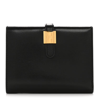 Hermes Box Compact Cadena Wallet Black 1 of 10