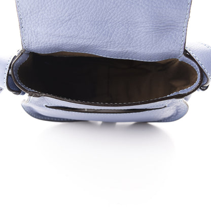 Chloe Calfskin Mini Marcie Round Crossbody Bag Street Blue 5 of 10