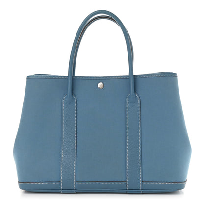 Hermes Negonda Garden Party Tote 36 MM Blue Jean 1 of 12