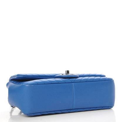 Chanel Lambskin Quilted Small CC Crossing Flap Blue 4 of 9