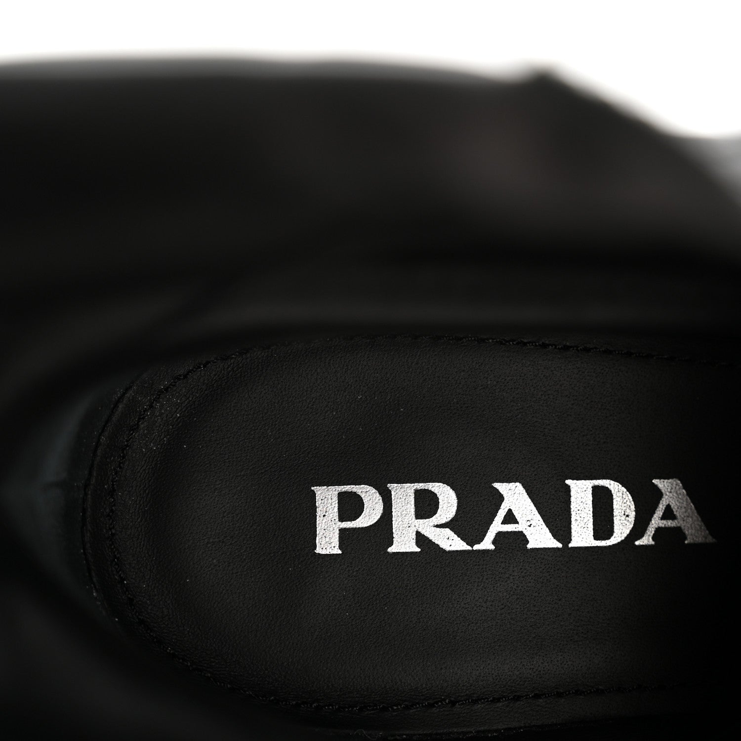 Prada Spazzolato Re-Nylon Metal Triangle Logo 110mm Ankle Boots 40