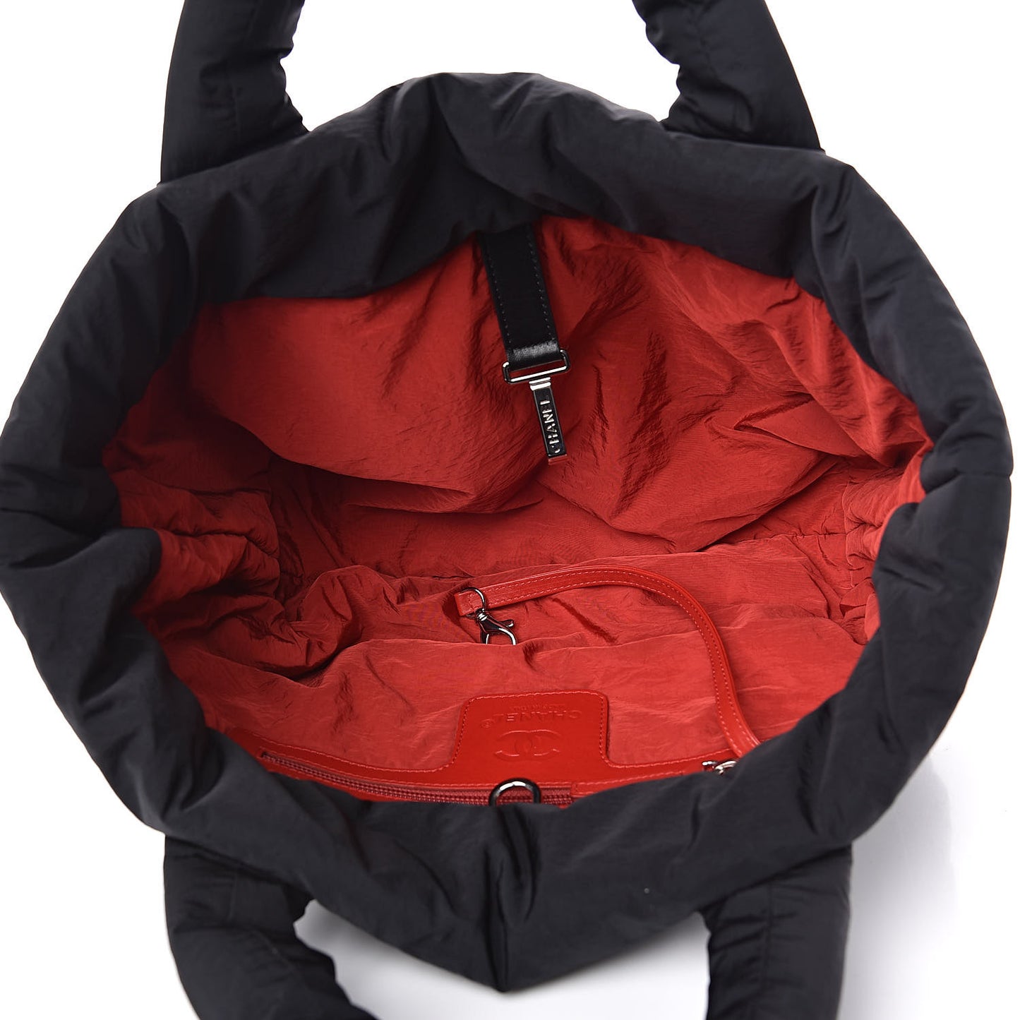 Nylon Quilted Coco Cocoon Bowler Black