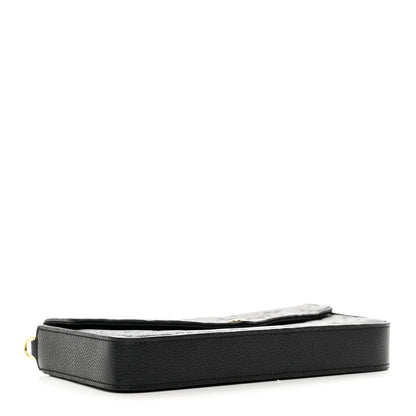 Louis Vuitton Empreinte Pochette Felicie Chain Wallet Black 6 of 12