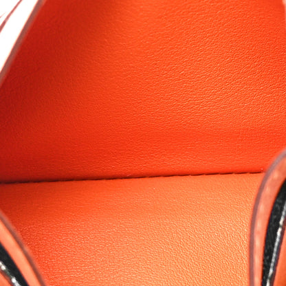 Hermes Swift Citizen Twill Card Case Orange Bleu Riviera Vert Vertigo 5 of 9