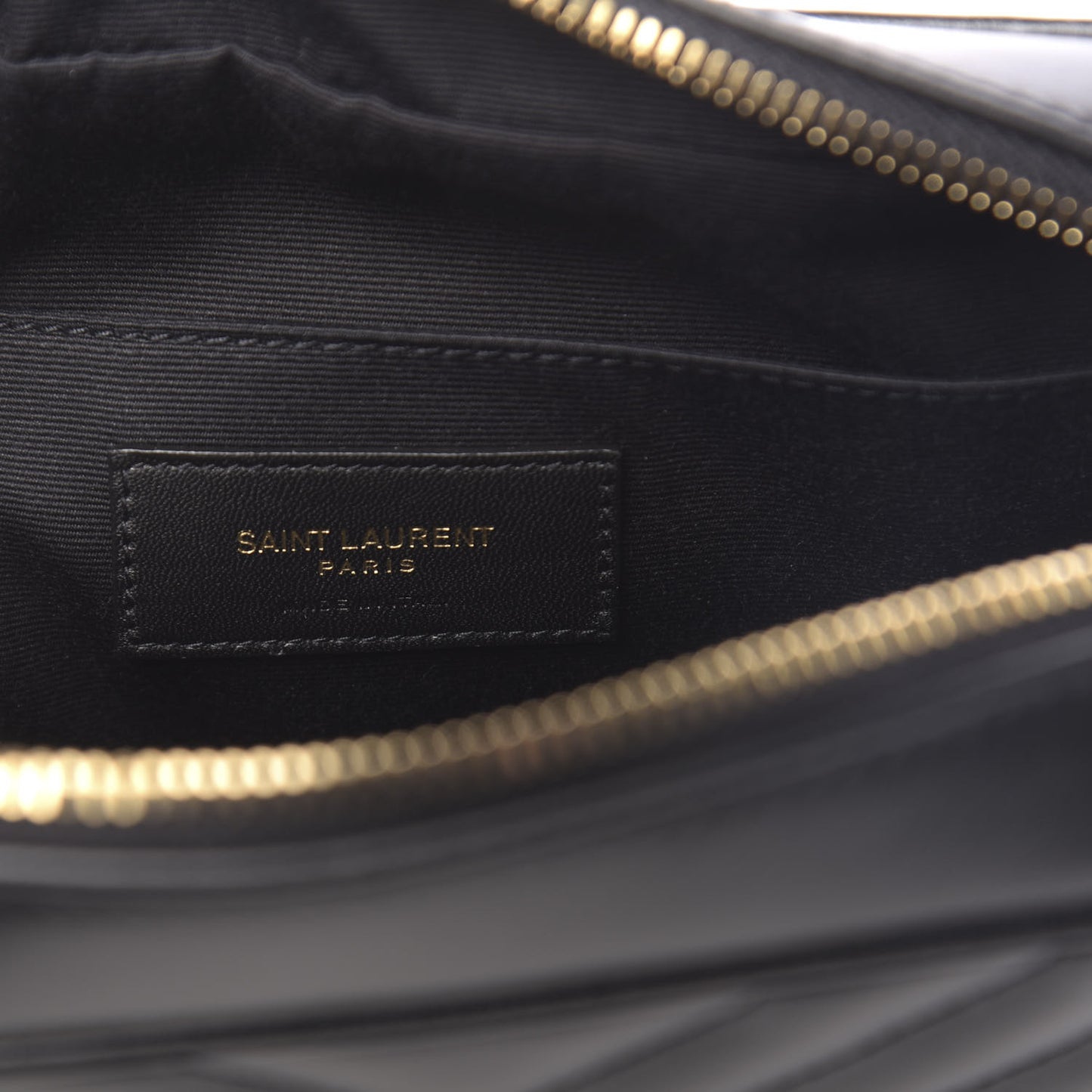Calfskin Matelasse Monogram Lou Camera Bag Black