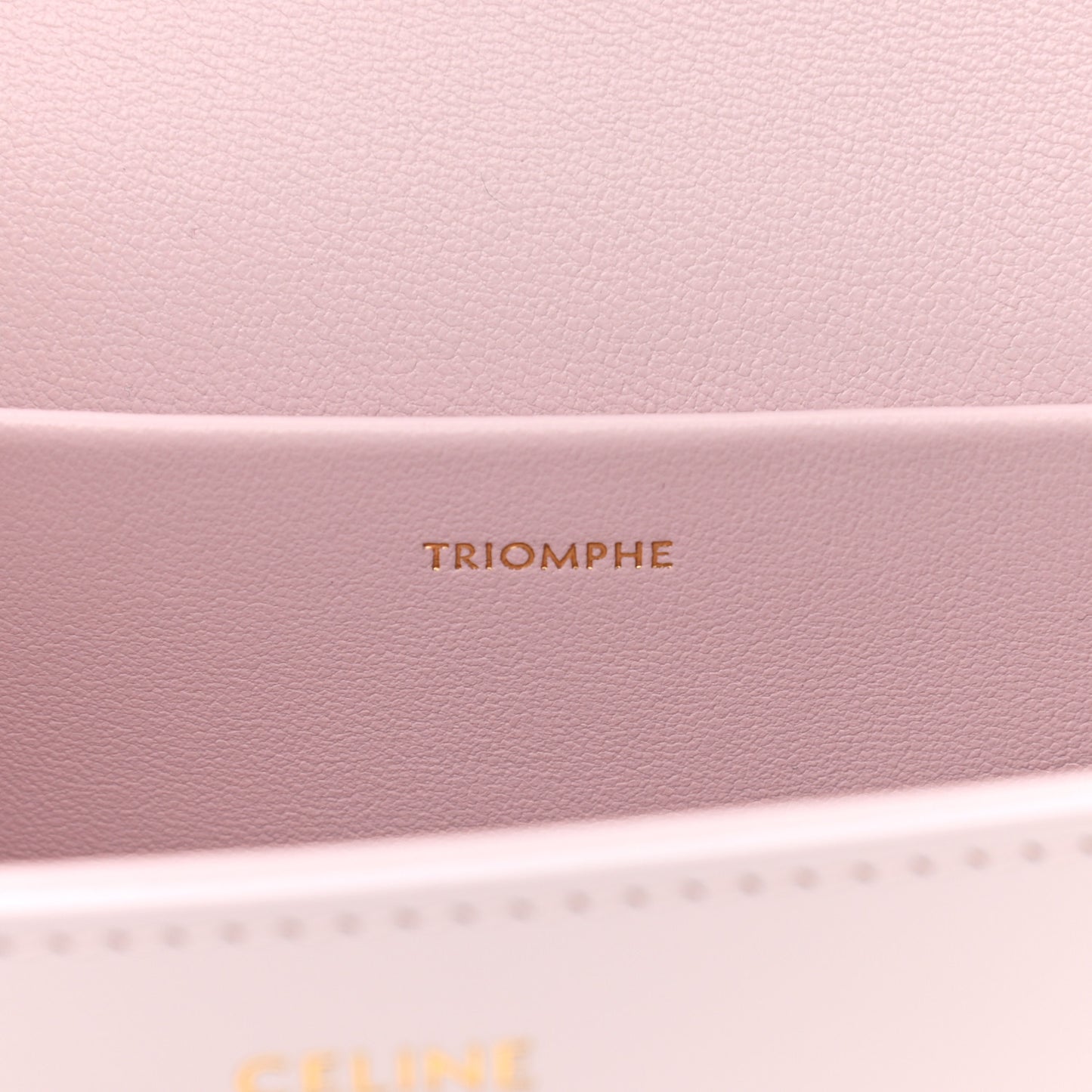 Shiny Calfskin Triomphe Peony