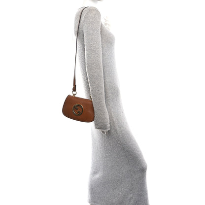 Gucci Roxy Calfskin Web Mini Blondie Shoulder Bag Cuir 2 of 11
