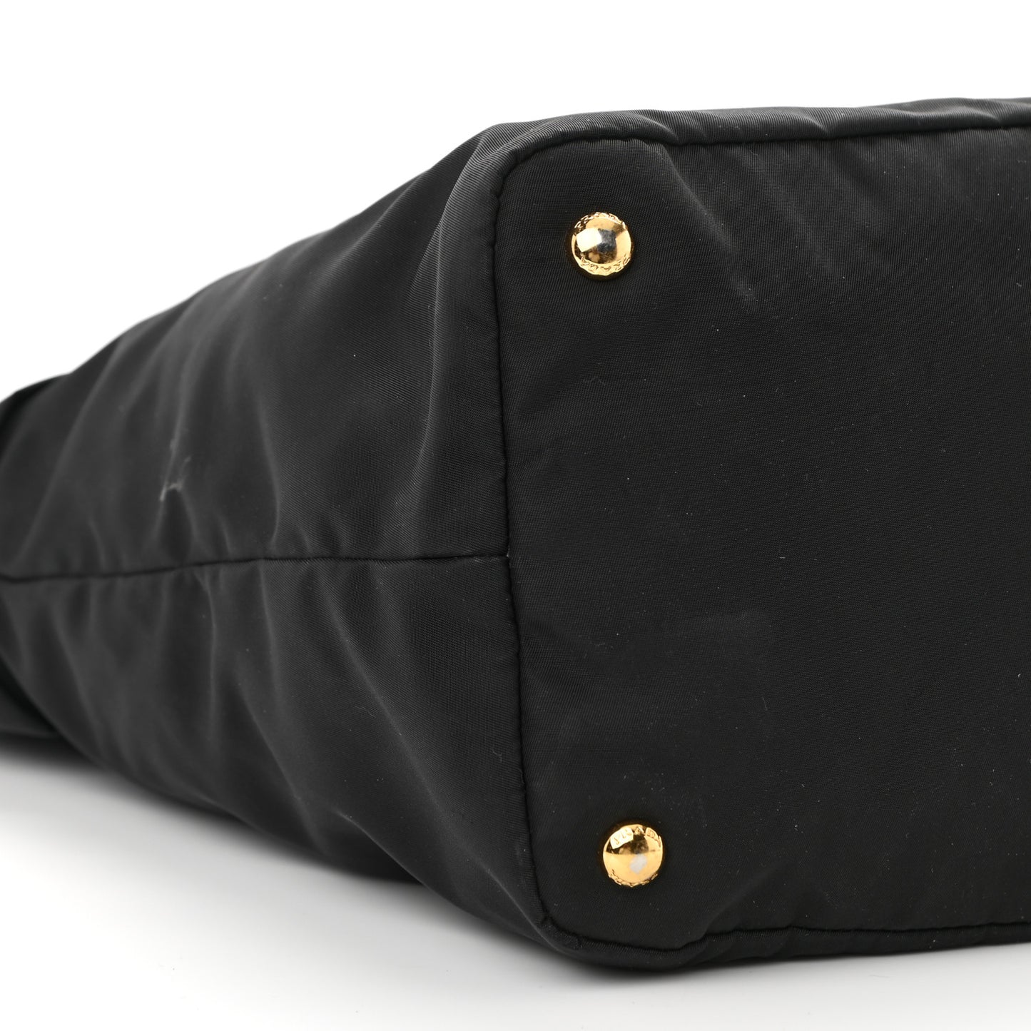 Tessuto Nylon Saffiano Tote Black