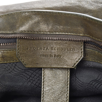 Proenza Schouler Lambskin Large PS1 Satchel Military 8 of 15