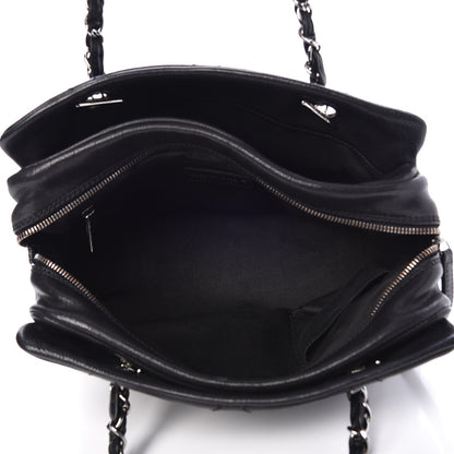 Chanel Calfskin Small Diamond Stitch Tote Black 7 of 13