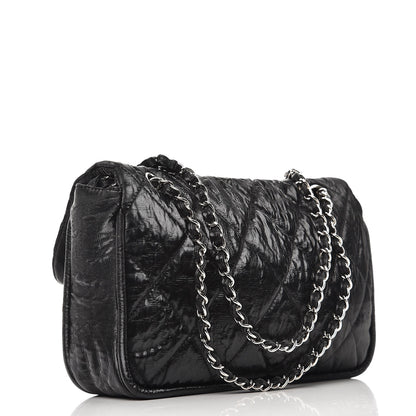 Chanel Coated Canvas Quilted Le Marais Flap Black 3 of 8