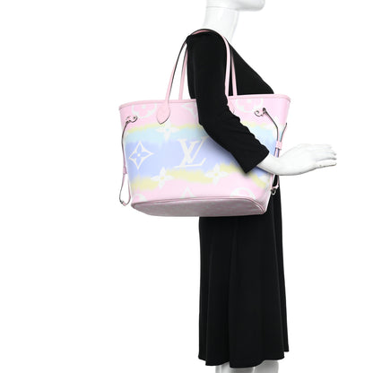 Louis Vuitton Monogram Escale Neverfull MM Pastel 2 of 9