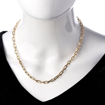 Cartier 18K Yellow Gold 5mm Spartacus Chain Necklace 2 of 4