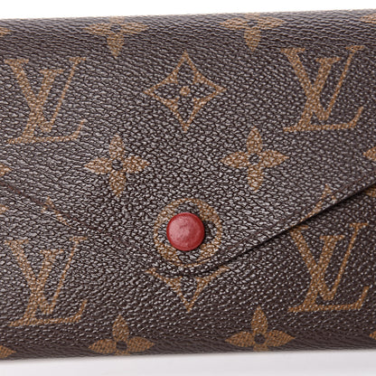 Louis Vuitton Monogram Josephine Wallet Red 9 of 9