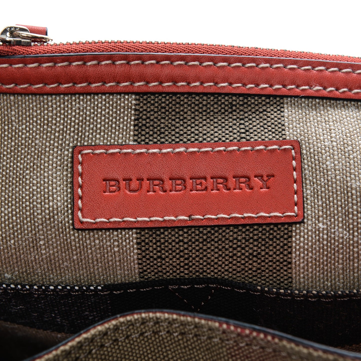Canvas Mega Check Medium Ashby Hobo Red