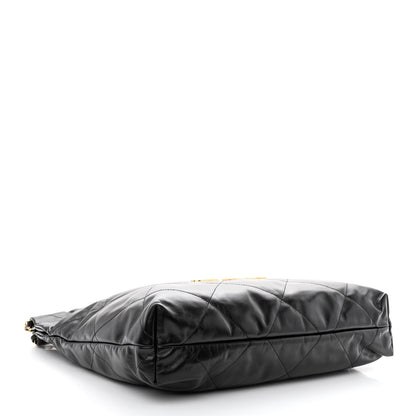 Chanel Shiny Calfskin Quilted Chanel 22 Black 5 of 12