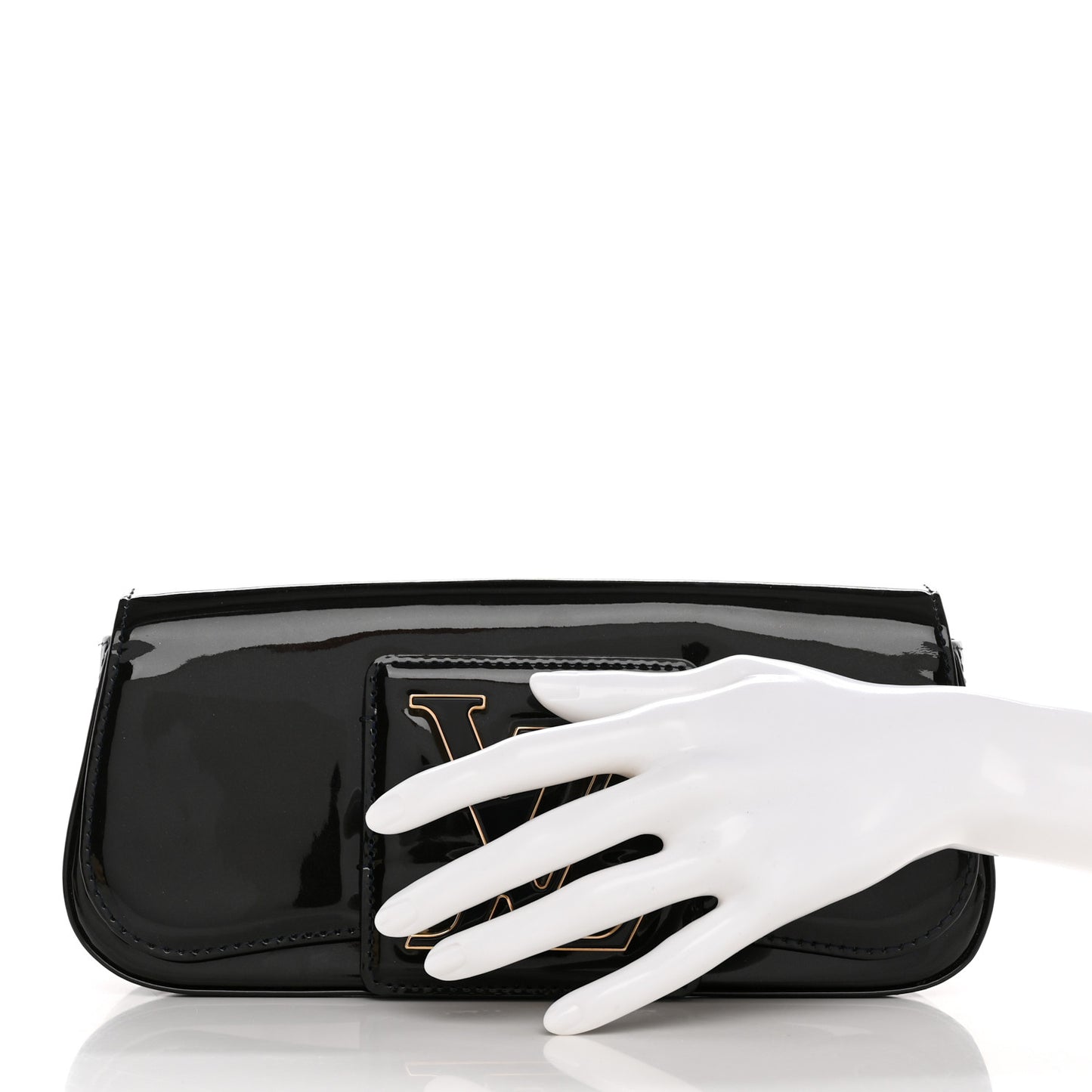 Patent Sobe Clutch Blue Infini