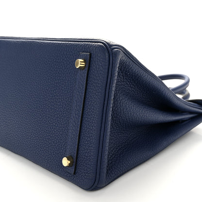 Hermes Togo Birkin 30 Bleu Saphir 10 of 12