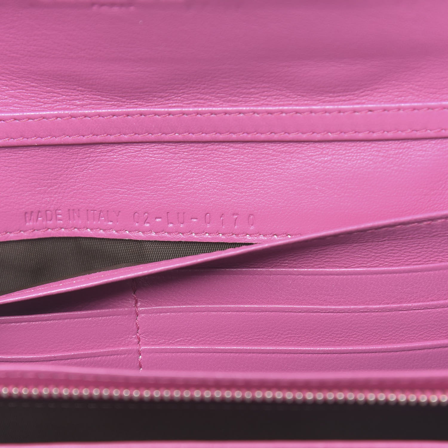 Christian Dior Patent Cannage Rendezvous Chain Wallet Pink 7 of 12