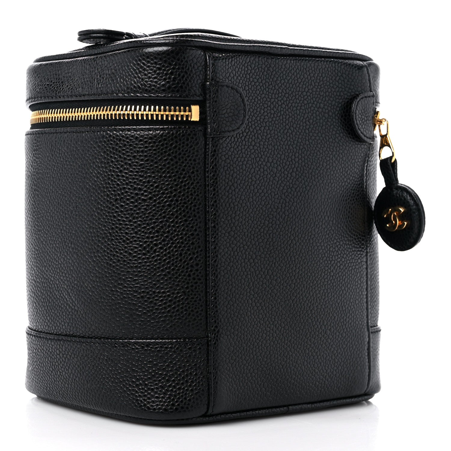 Chanel Caviar Vanity Cosmetic Case Black 3 of 10
