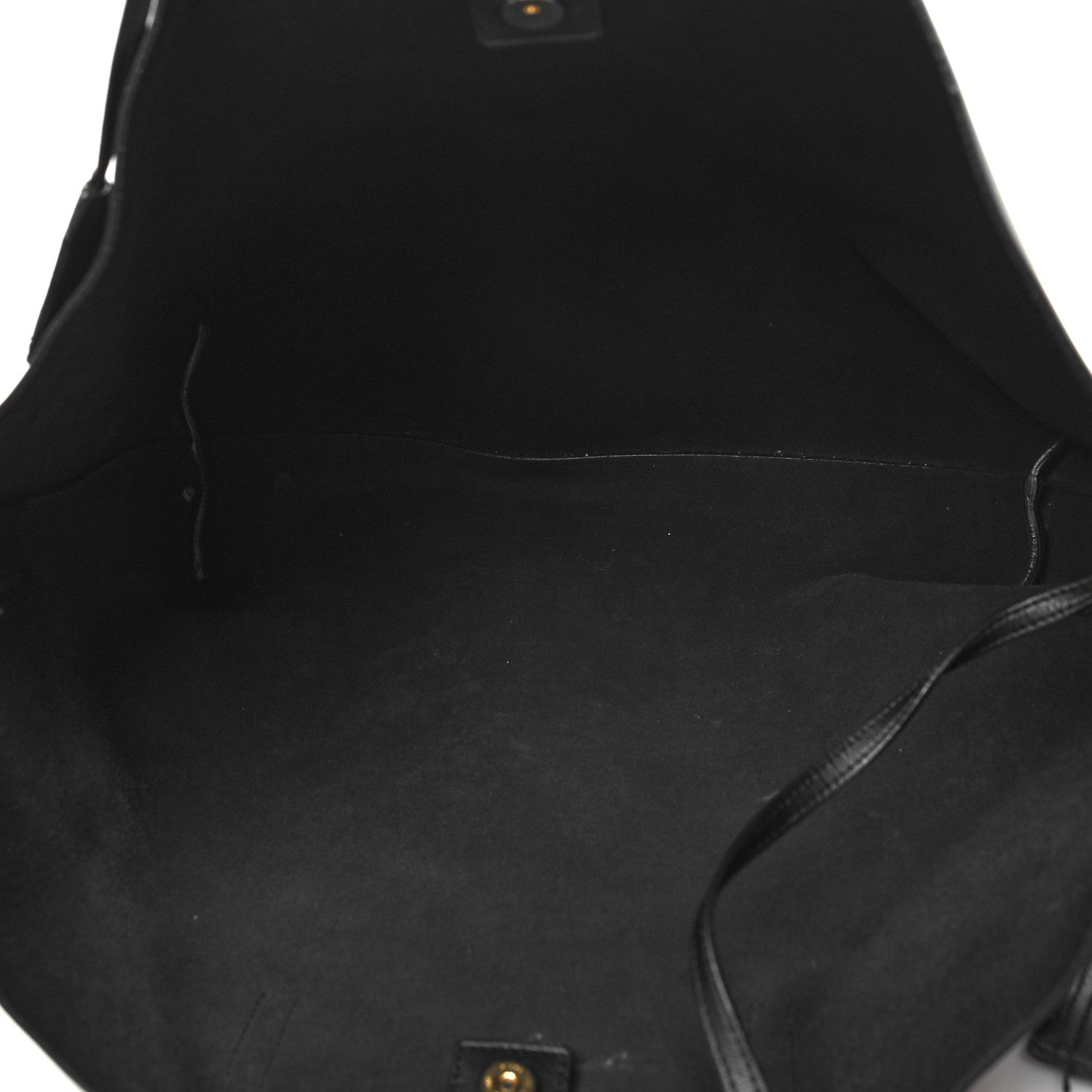 Saint Laurent Calfskin Large Shopping Tote Black 6 of 17