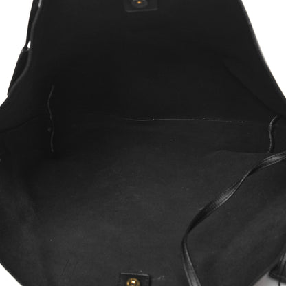 Saint Laurent Calfskin Large Shopping Tote Black 6 of 17
