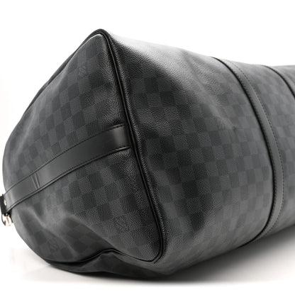 Louis Vuitton Damier Graphite Keepall Bandouliere 55 8 of 12