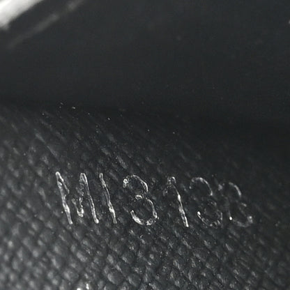 Louis Vuitton Taiga Zippy Coin Purse Vertical Black 6 of 8