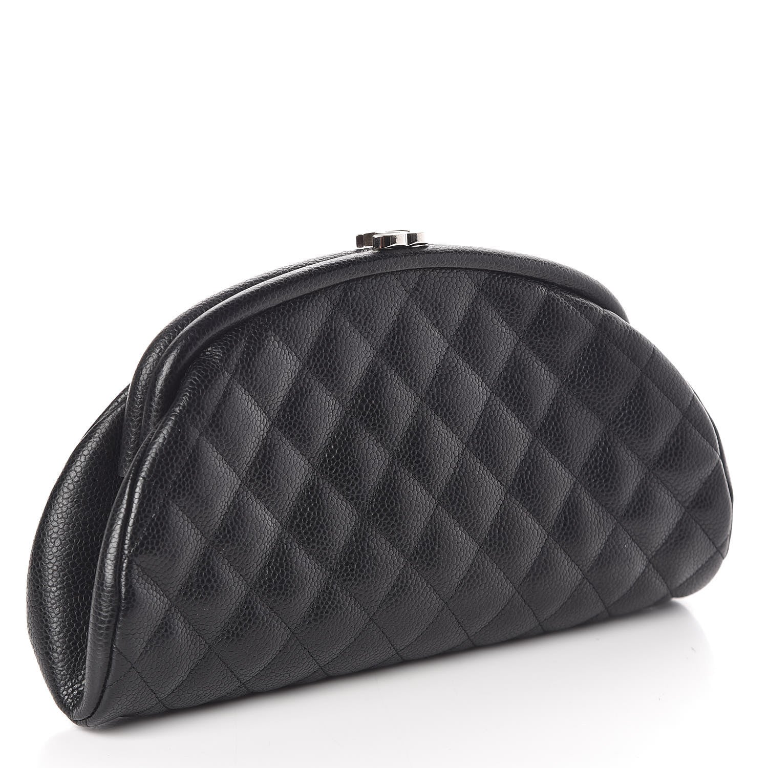 Chanel Caviar Quilted Timeless Clutch Black 3 of 8
