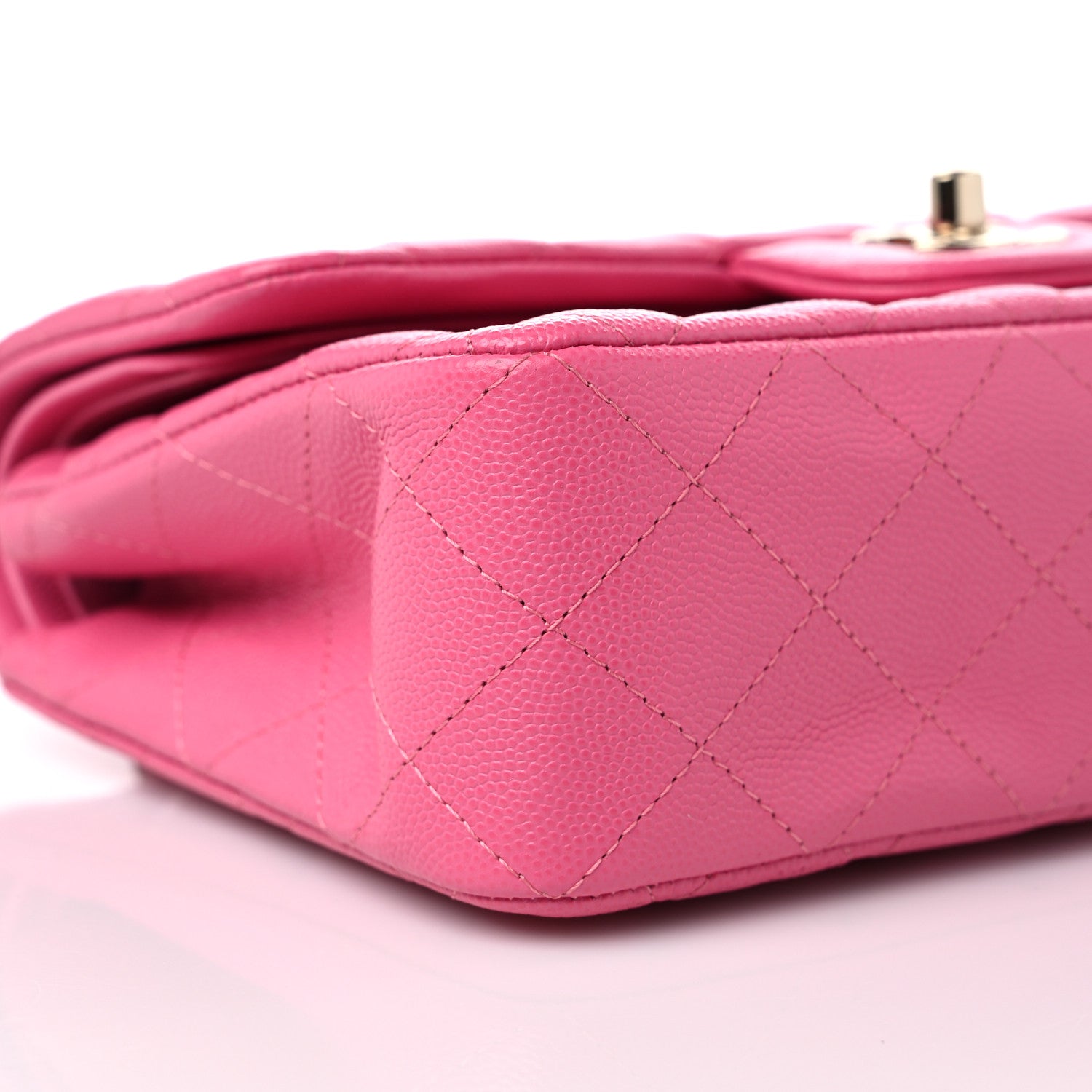 Chanel Caviar Quilted Small Double Flap Pink 8 of 12