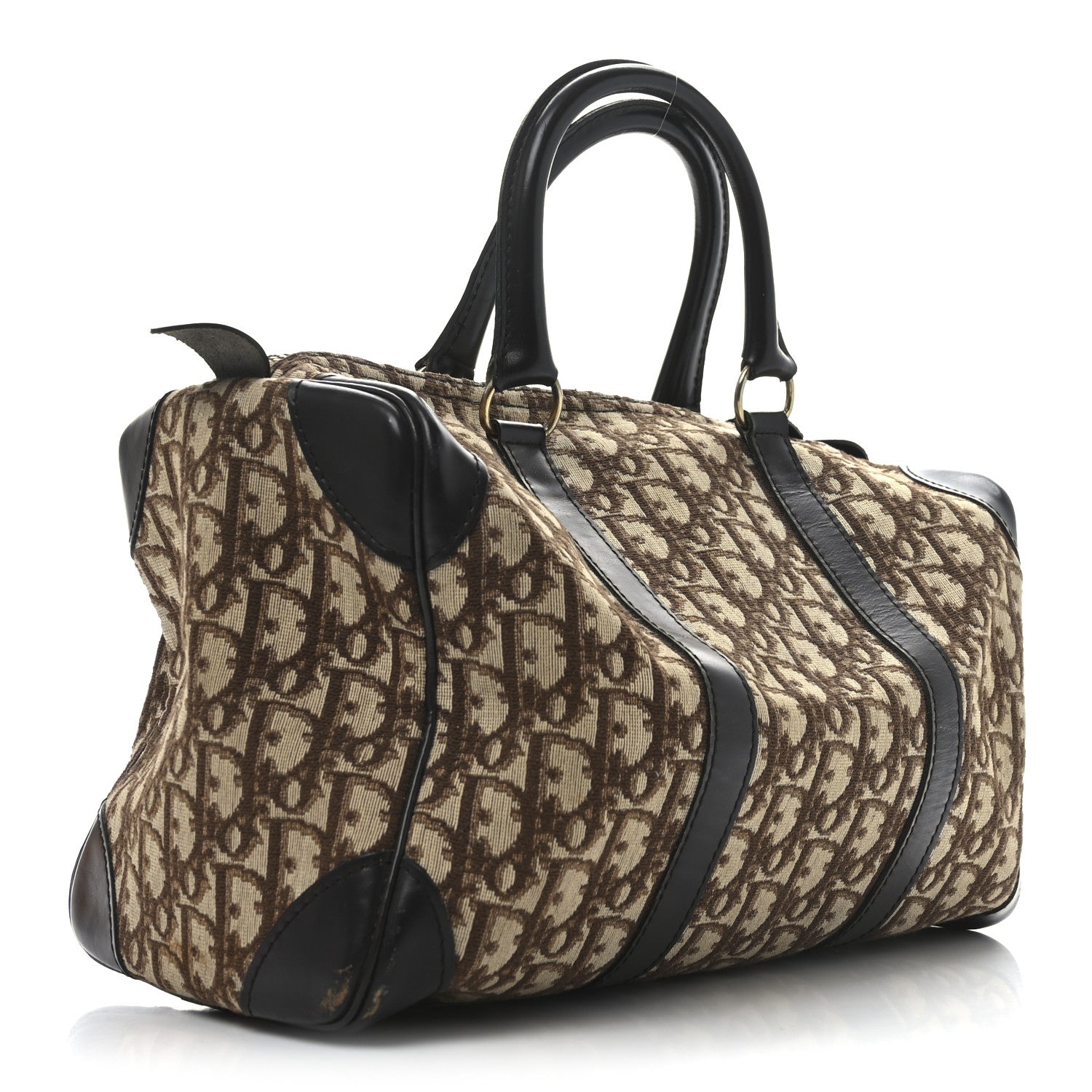 Christian Dior Monogram Boston Brown 3 of 8