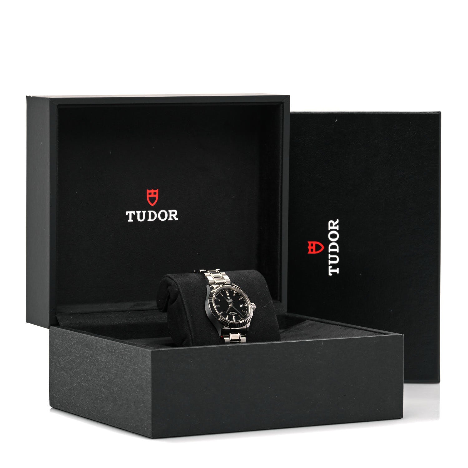 TUDOR Stainless Steel 28mm Style Automatic Watch Black 12110 4 of 4