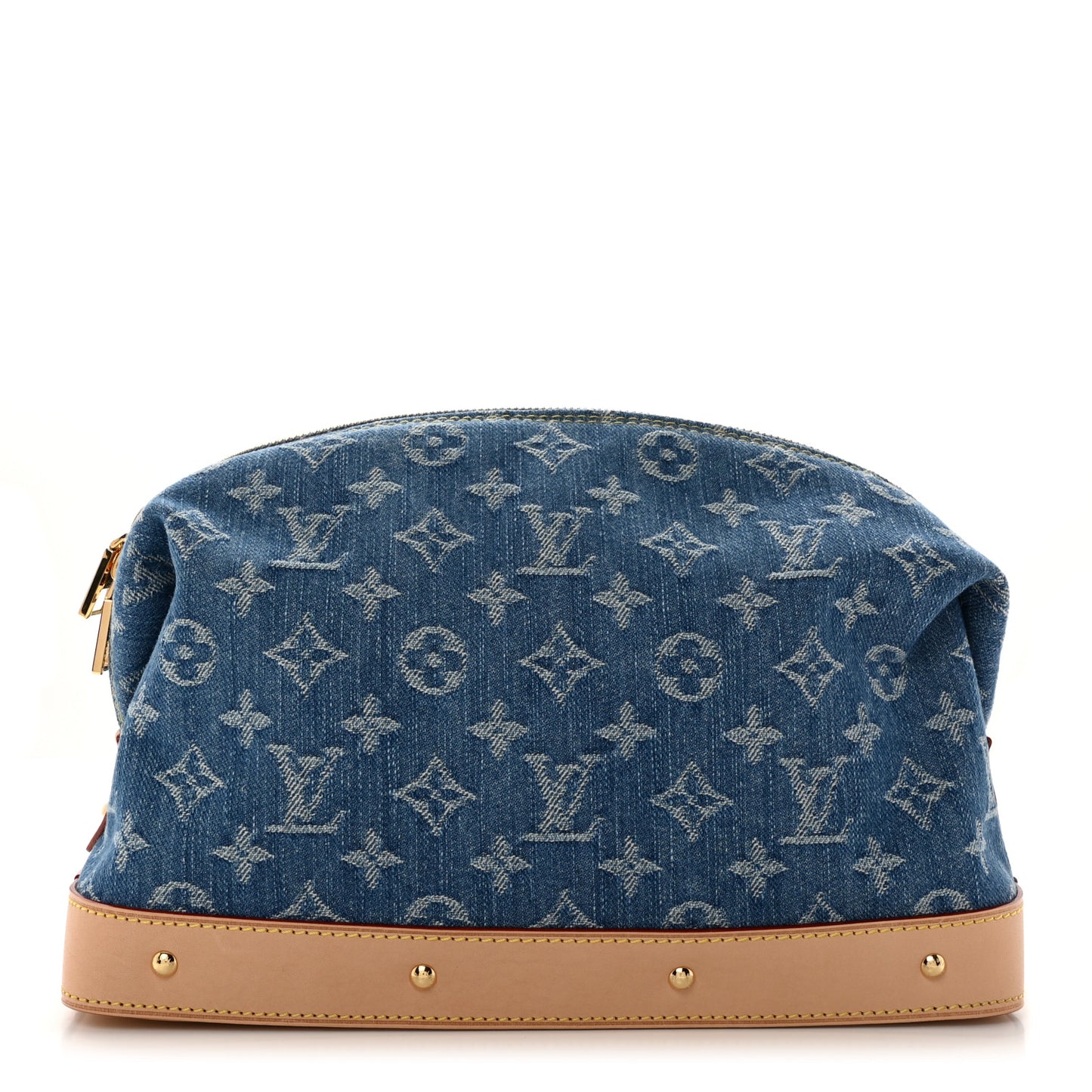 Monogram Denim Pochette Cosmetique GM Denim Blue
