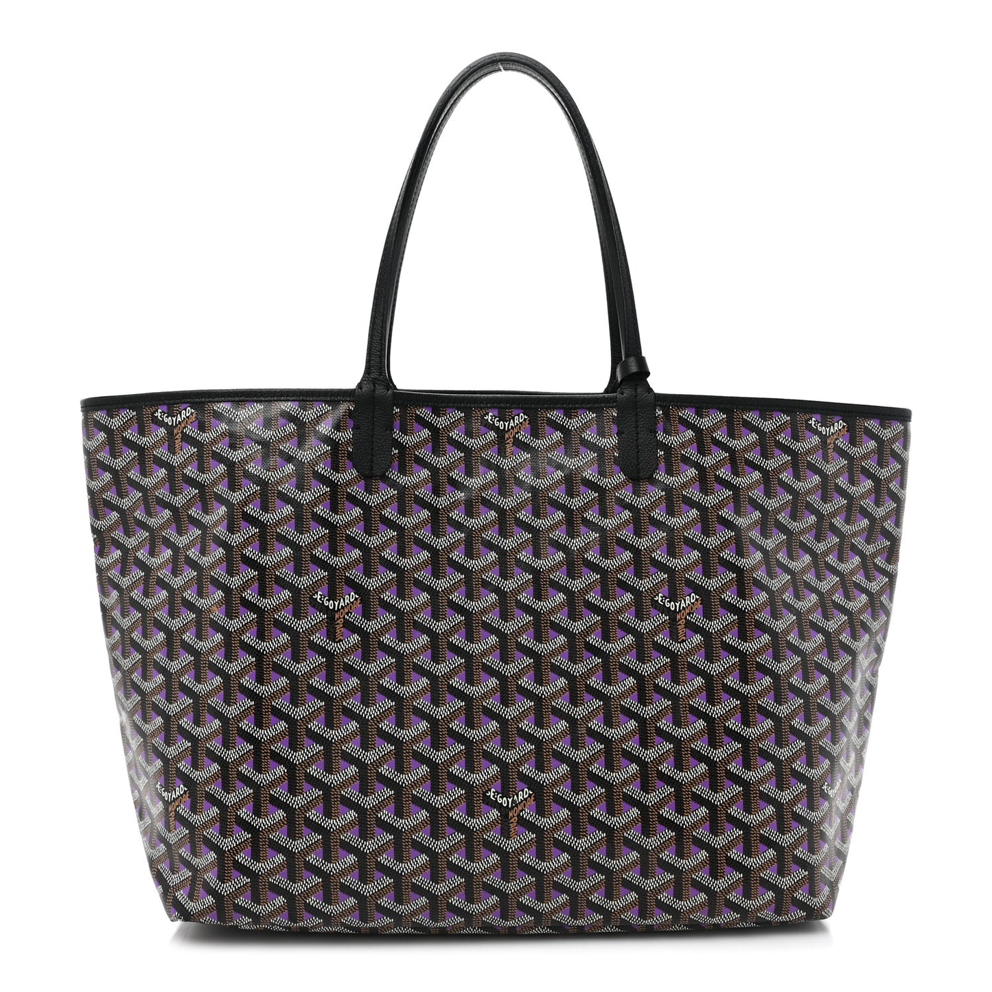 Goyardine Saint Louis Claire Voie PM Black Violet