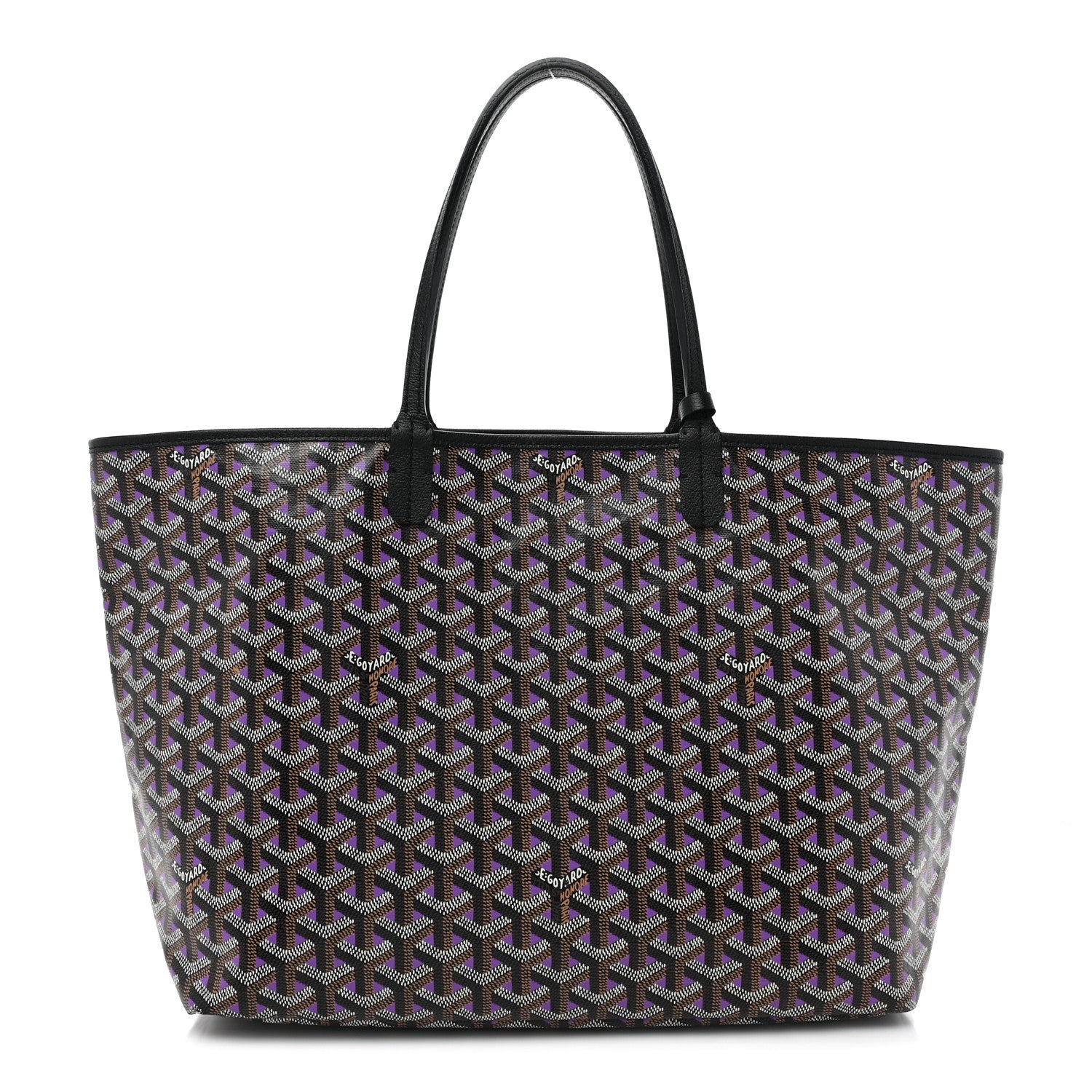 Goyard Goyardine Saint Louis Claire Voie PM Black Violet 1 of 16